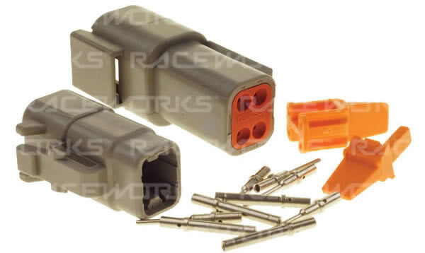 Raceworks Deutsch DTM 4-Way Connector Kit