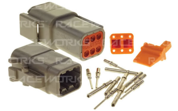 Raceworks Deutsch DTM 6-Way Connector Kit
