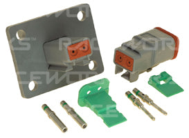 Raceworks Deutsch DT Flange Mount 2-Way Connector Kit CPS-179 | Pro Speed Racing
