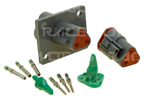 Raceworks Deutsch DT Flange Mount 3-Way Connector Kit CPS-180 | Pro Speed Racing