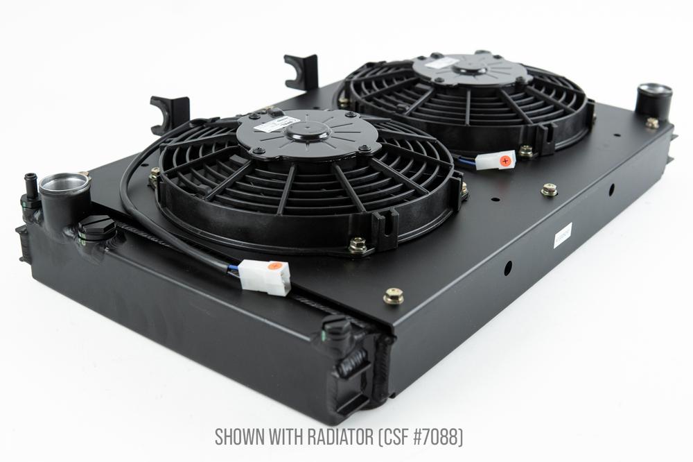 CSF Racing Aluminium Fan Shroud w/ Dual 9" SPAL Fans
