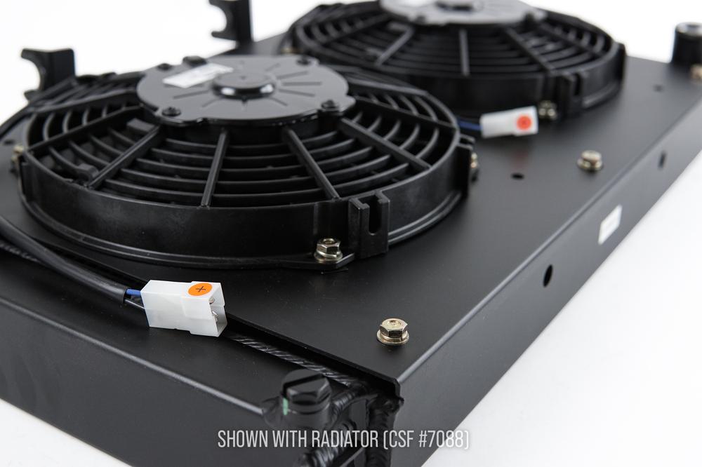 CSF Racing Aluminium Fan Shroud w/ Dual 9" SPAL Fans