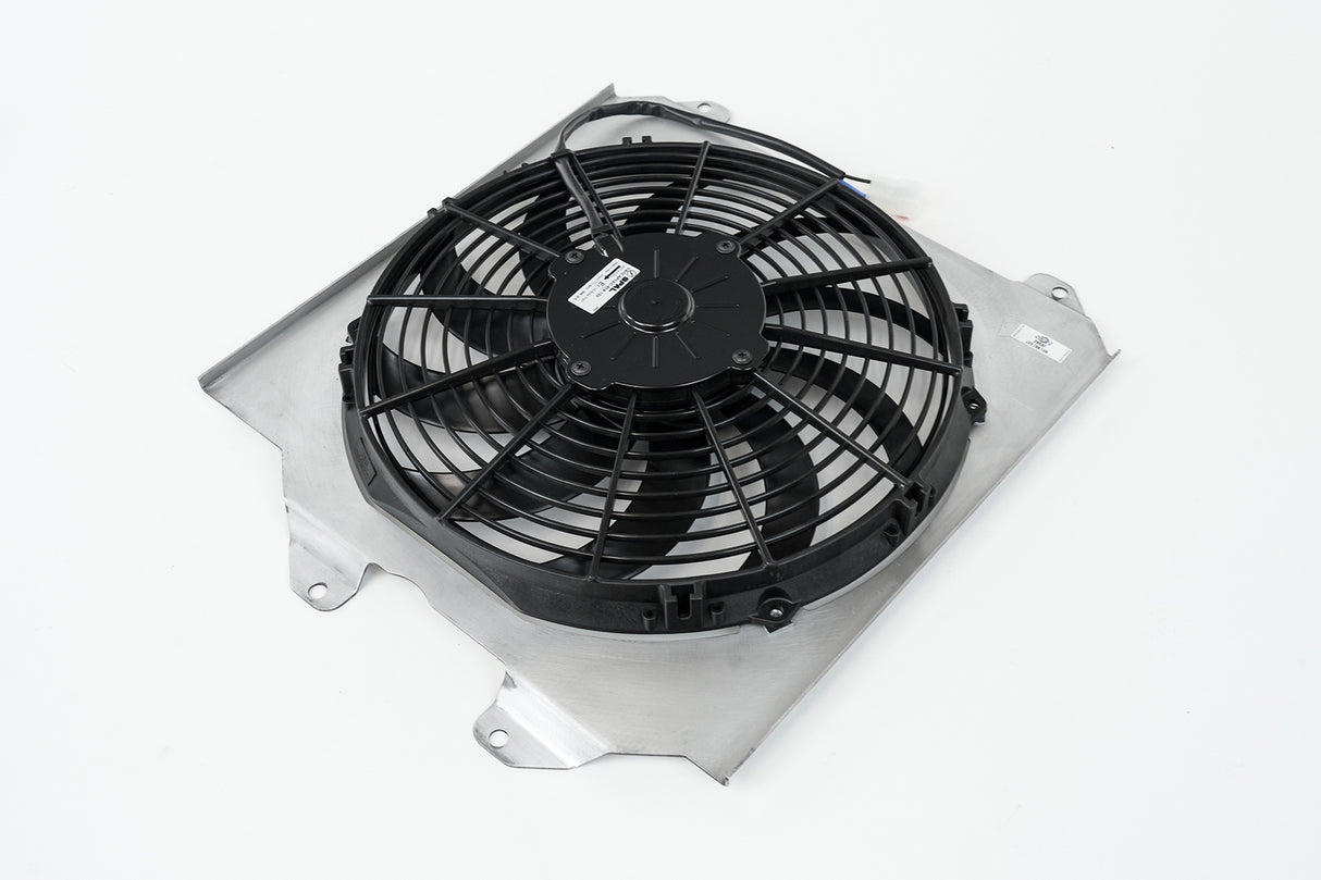 CSF Racing 2-Row 42mm Race Spec Aluminium Half Radiator w/Fan Shroud - Civic EG EK/Evo 7-9 CSF2858