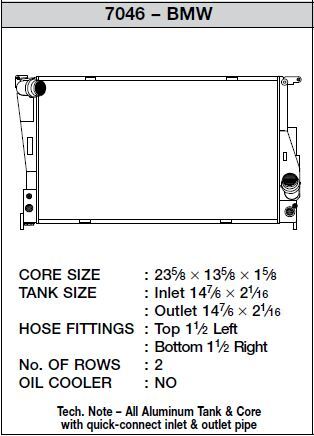 CSF Racing Aluminium Radiator