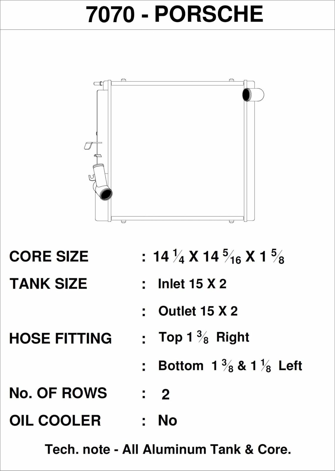 CSF Racing Aluminium Radiator