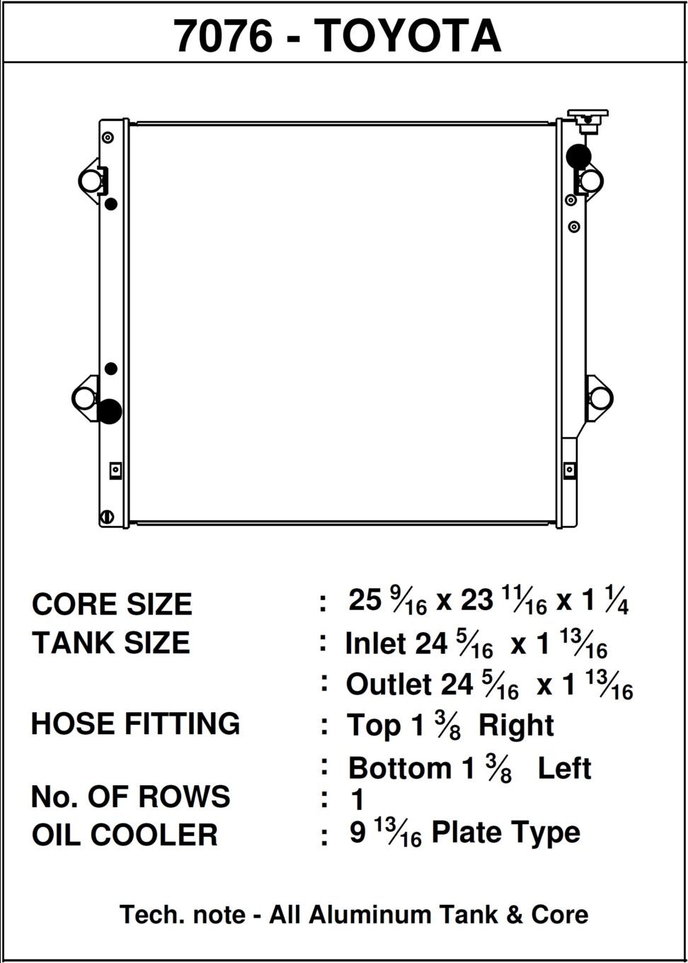 CSF Racing Aluminium Radiator