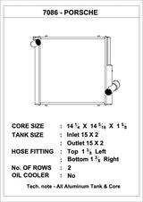 CSF Racing Aluminium Radiator Left Side