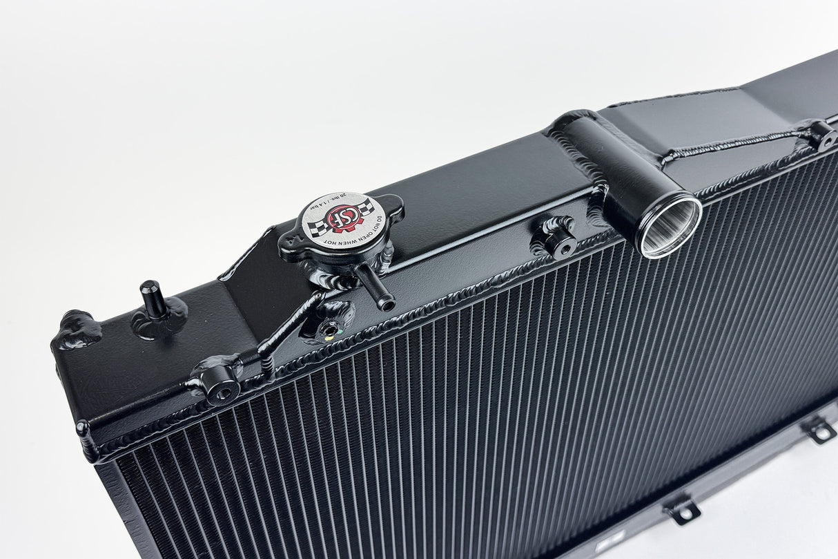 CSF Racing 2-Row 42mm Race Spec Aluminium Radiator Black Finish