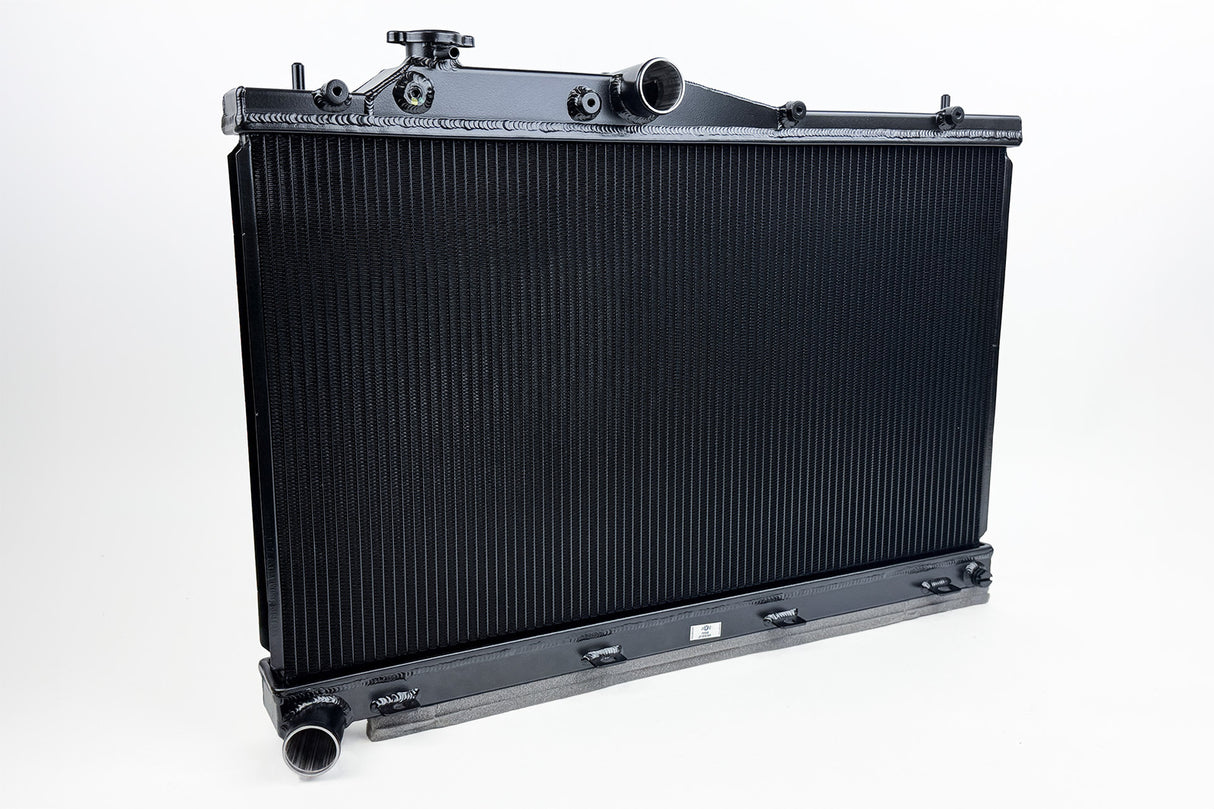 CSF Racing 2-Row 42mm Race Spec Aluminium Radiator Black Finish