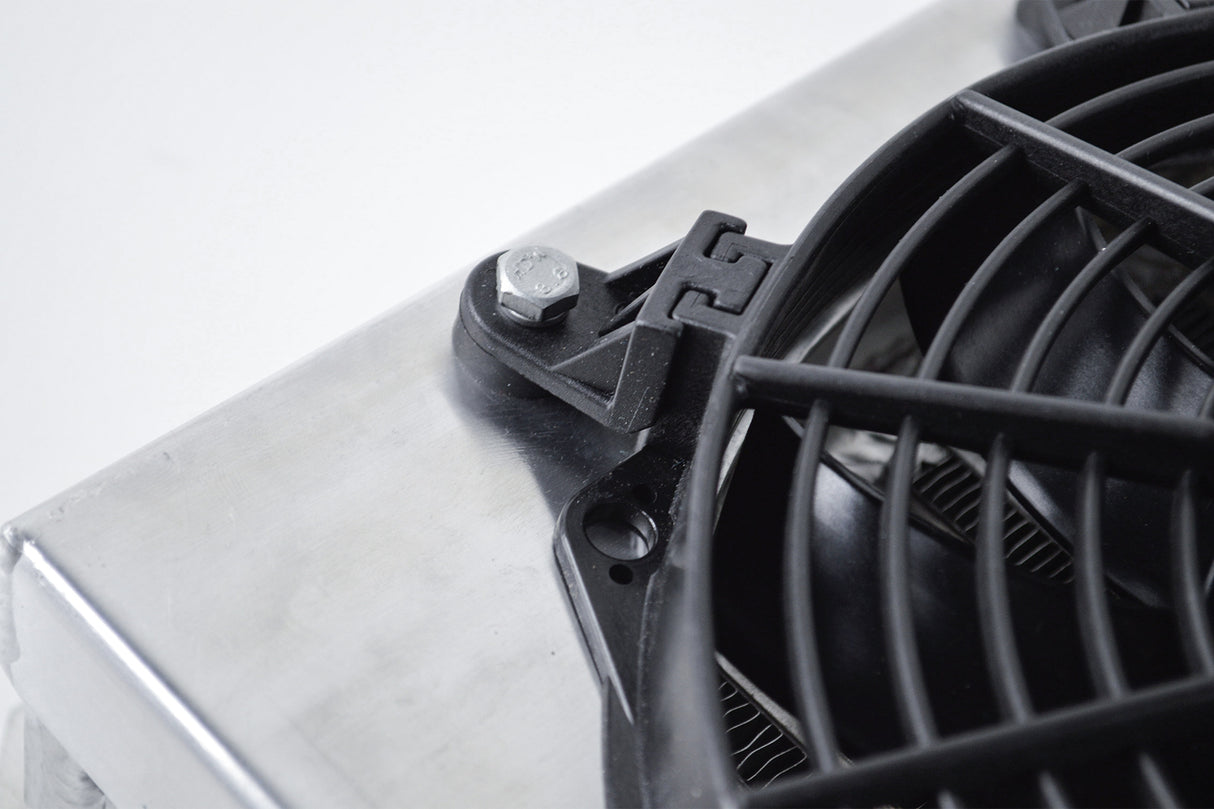 CSF Racing HD Bar & Plate Oil Cooler w/ 9" Spal Fan