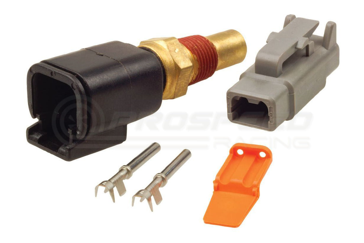 Raceworks 1/8" NPT Motorsport Fluid Temp Sensor 160Deg w/Plug and Pins CTS-131 | Pro Speed Racing