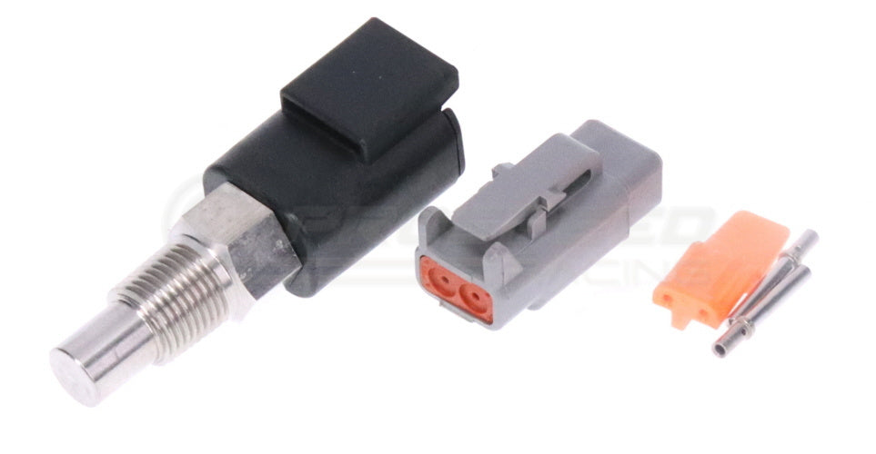 Raceworks 1/8" NPT Motorsport Stainless Steel Fluid Temp Sensor w/Plug and Pins CTS-500 | Pro Speed