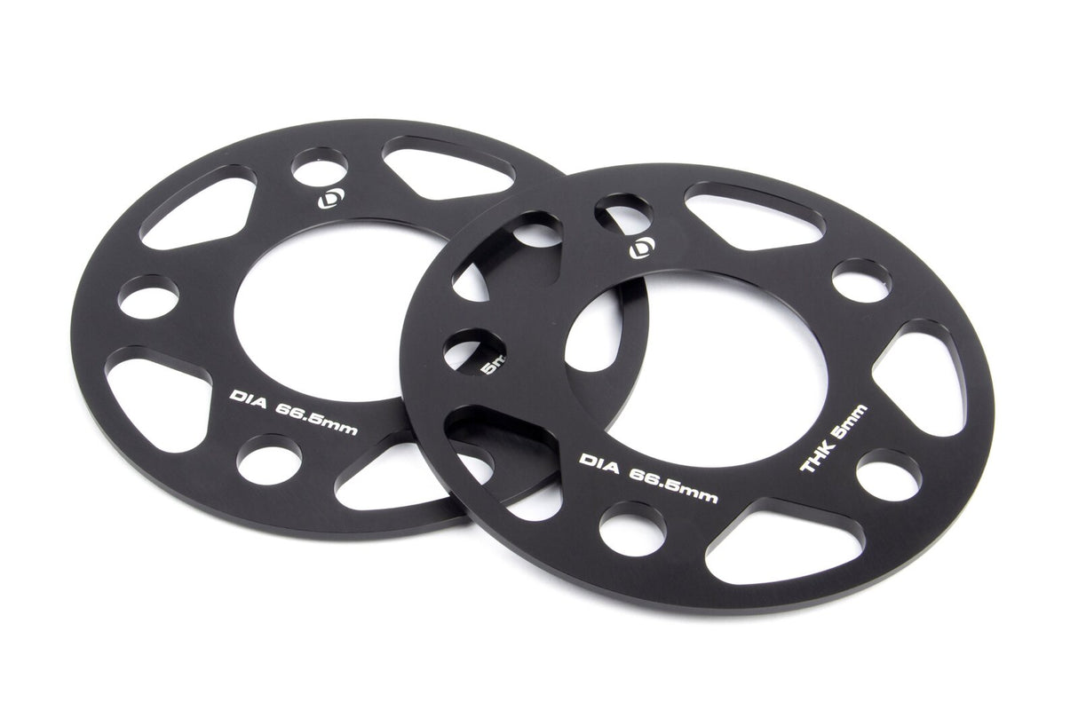 Dinan Slip On Wheel Spacers Pair 5mm (5x112 PCD/66.5mm CB) D210-2023 | Pro Speed Racing
