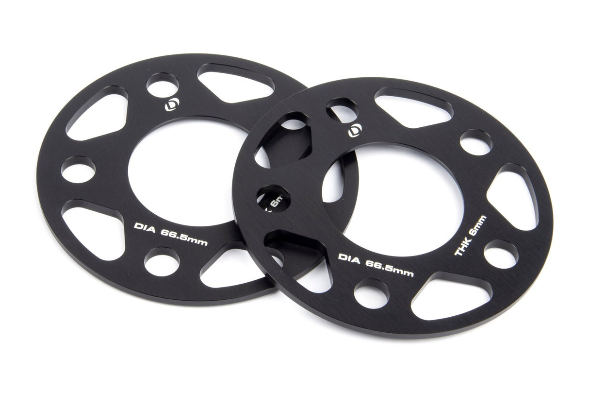 Dinan Slip On Wheel Spacers Pair 6mm (5x112 PCD/66.5mm CB) D210-2024 | Pro Speed Racing