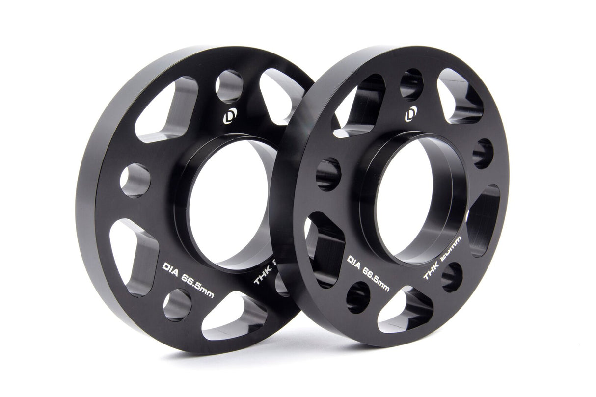 Dinan Slip On Wheel Spacers Pair 20mm (5x112 PCD/66.5mm CB) D210-2031 | Pro Speed Racing