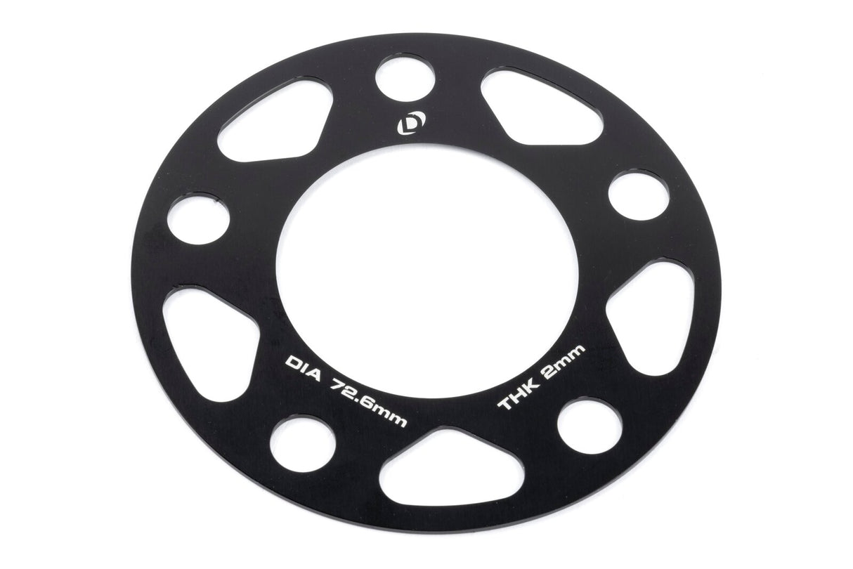 Dinan Slip On Wheel Spacers Pair 2mm (5x120 PCD/72.6mm CB)