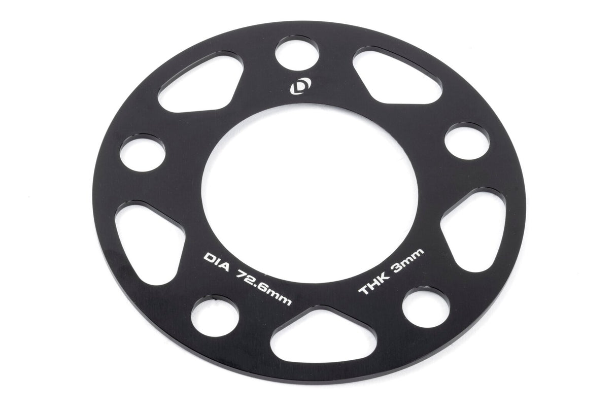 Dinan Slip On Wheel Spacers Pair 3mm (5x120 PCD/72.6mm CB)