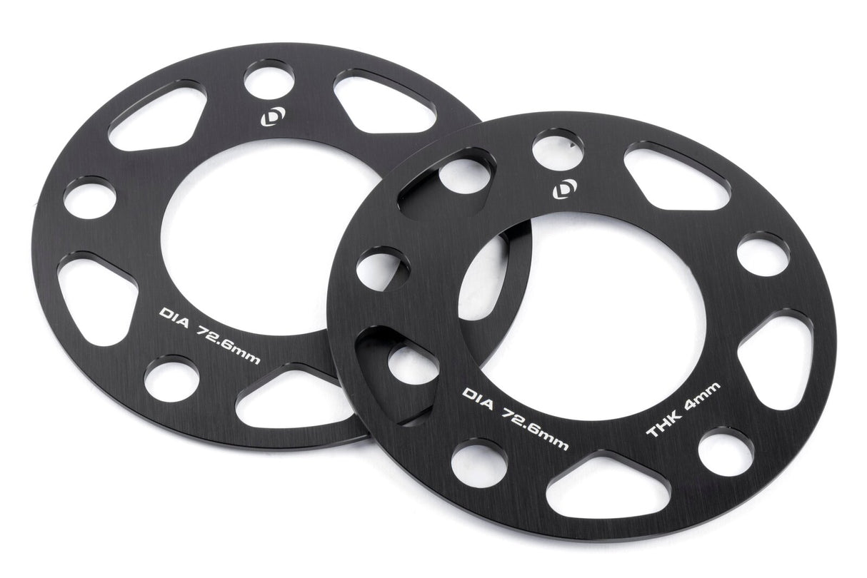 Dinan Slip On Wheel Spacers Pair 4mm (5x120 PCD/72.6mm CB) D210-2034 | Pro Speed Racing