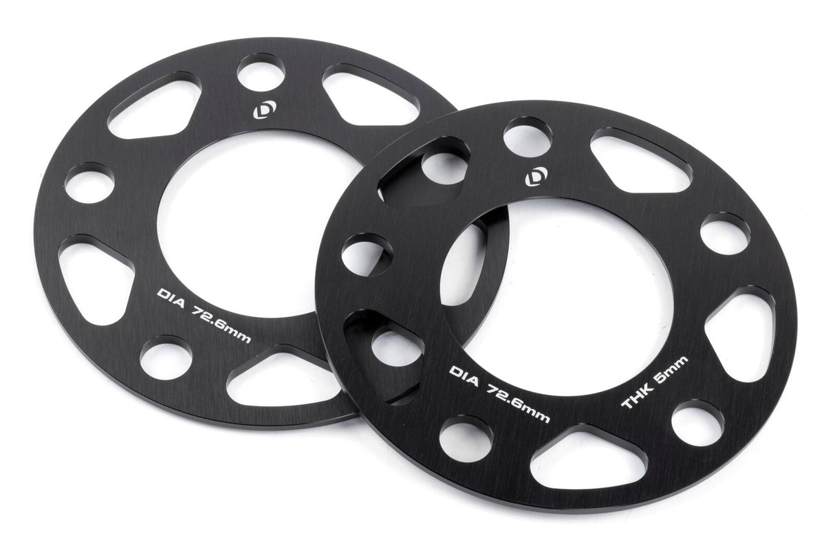 Dinan Slip On Wheel Spacers Pair 5mm (5x120 PCD/72.6mm CB) D210-2035 | Pro Speed Racing