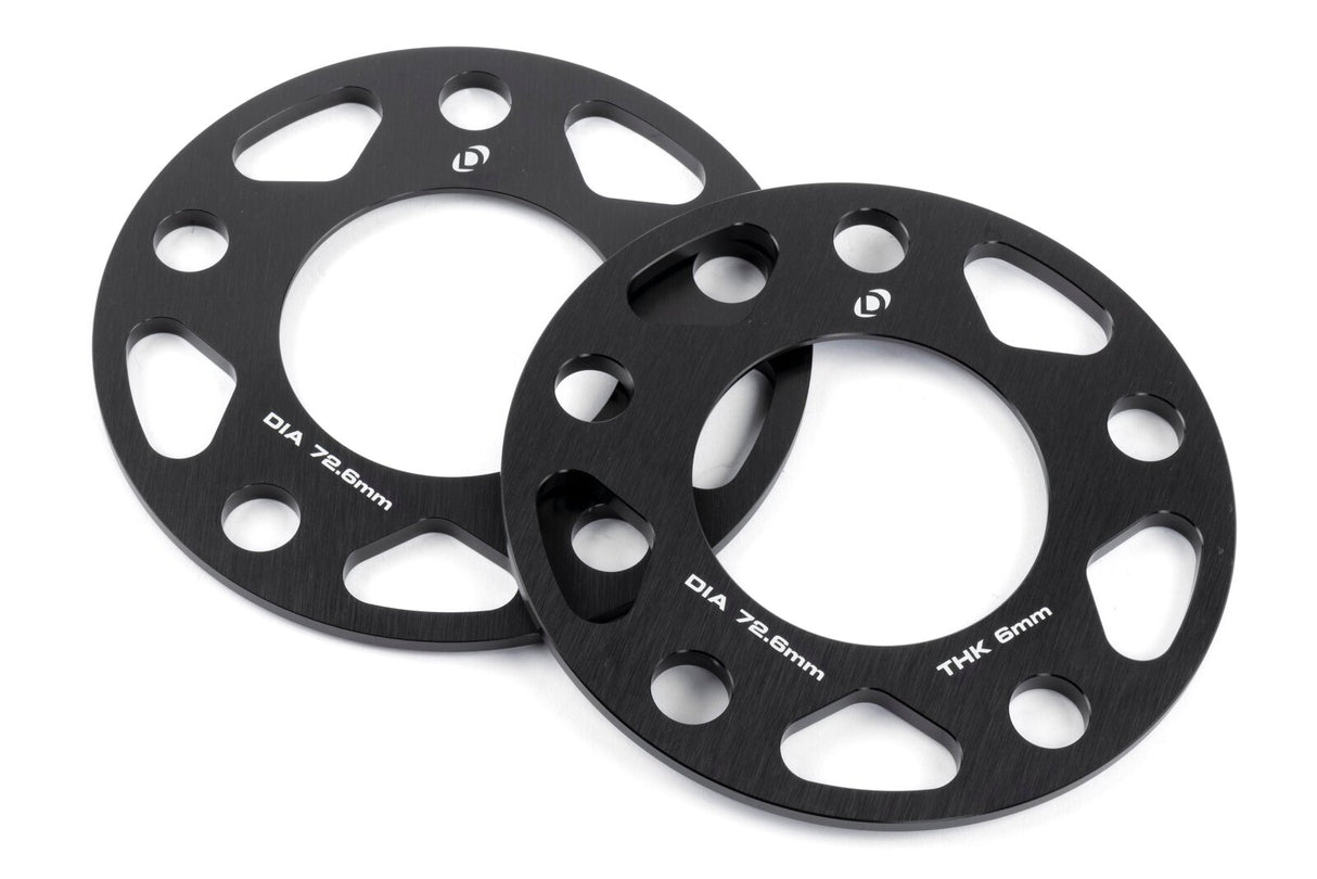 Dinan Slip On Wheel Spacers Pair 6mm (5x120 PCD/72.6mm CB) D210-2036 | Pro Speed Racing