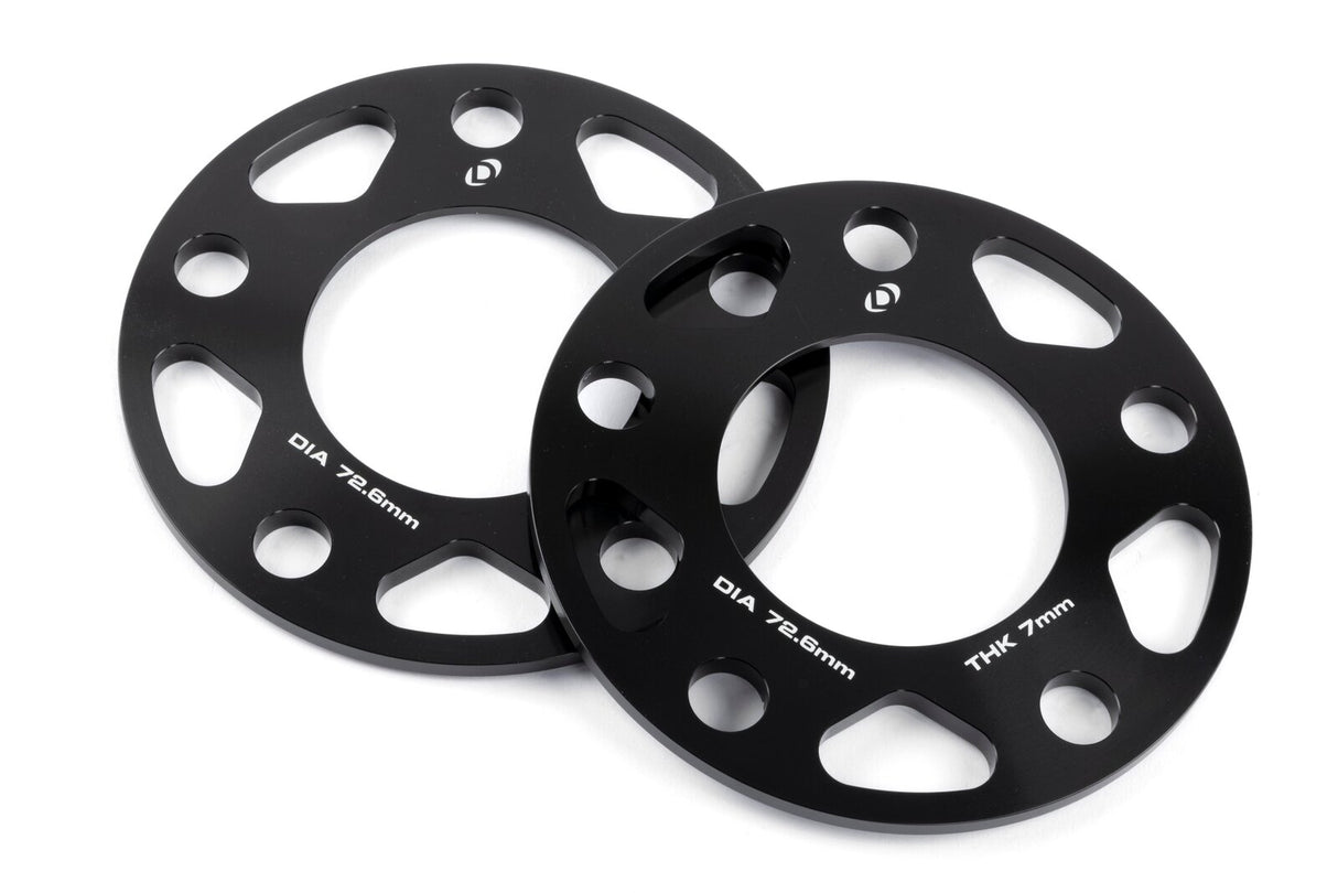 Dinan Slip On Wheel Spacers Pair 7mm (5x120 PCD/72.6mm CB) D210-2037 | Pro Speed Racing
