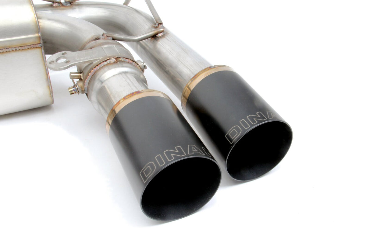 Dinan Free Flow Axle-Back Exhaust Black Tips