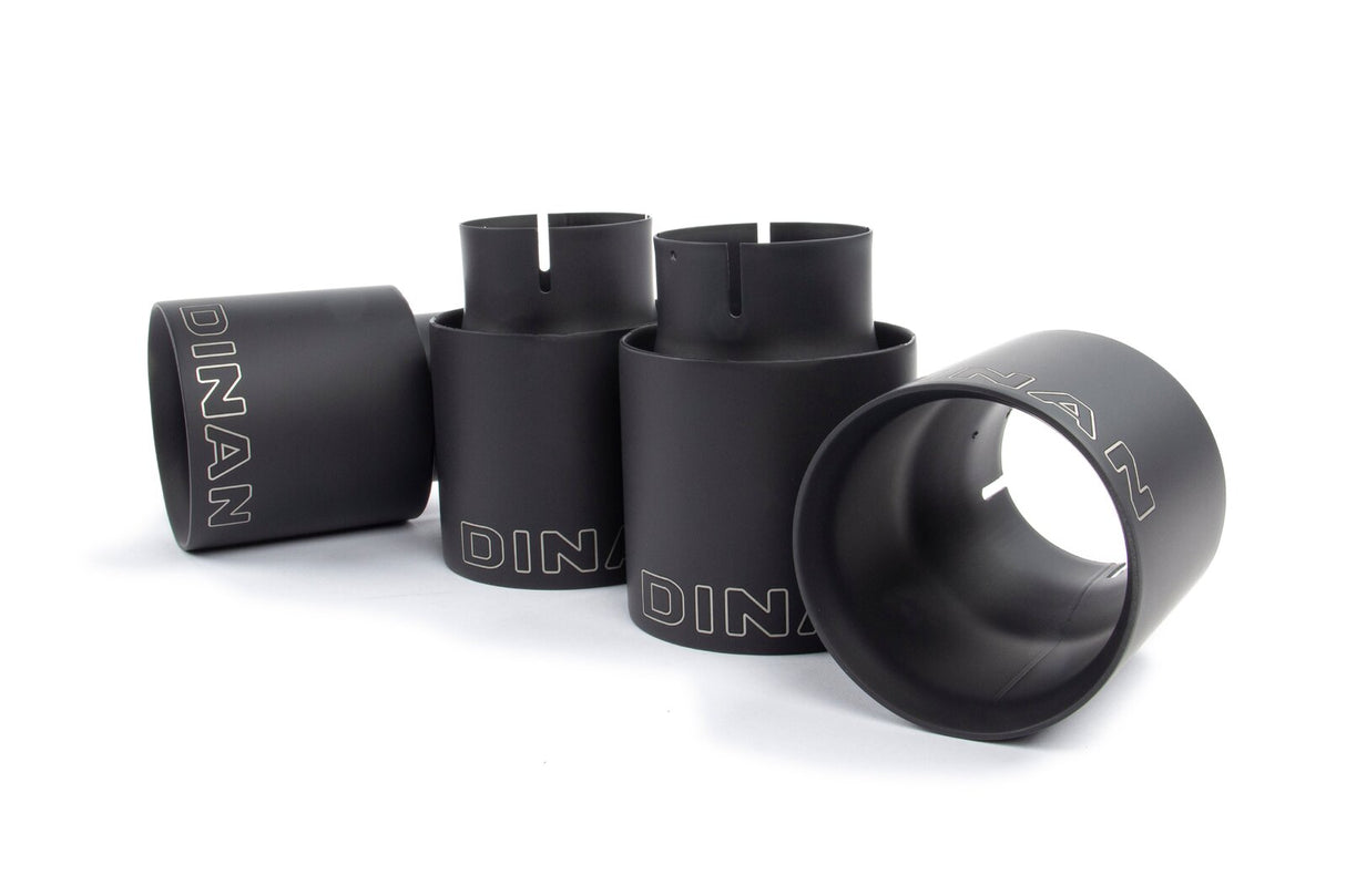 Dinan Free Flow Axle-Back Exhaust & X-Pipe Black Tips