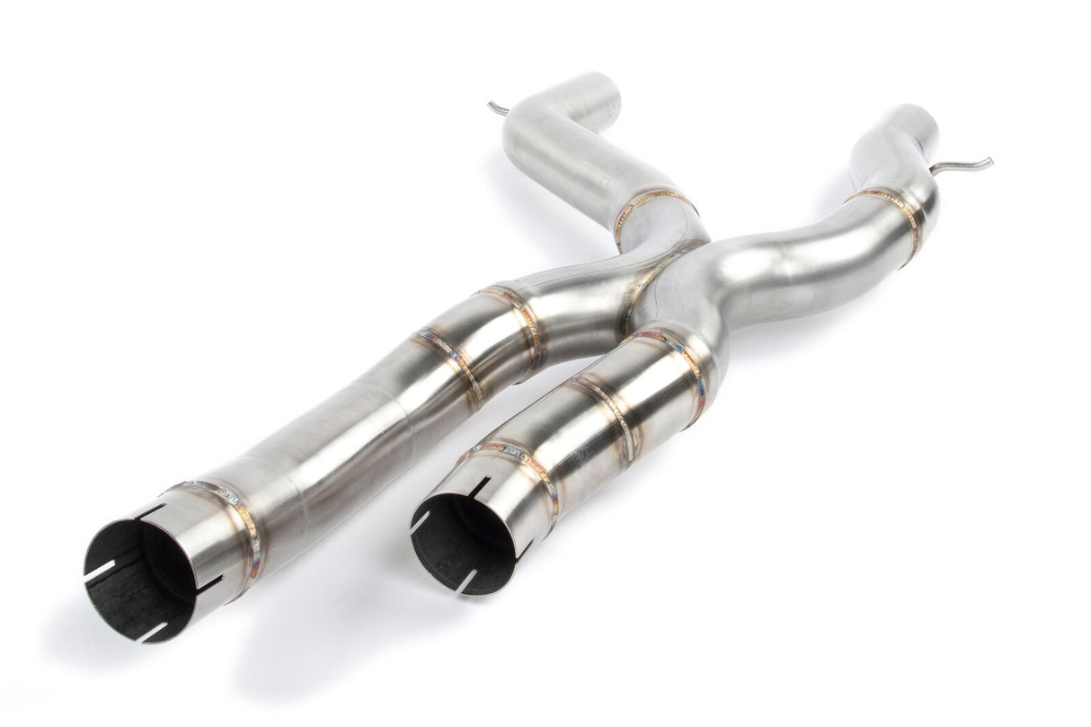 Dinan Free Flow Axle-Back Exhaust & X-Pipe Black Tips
