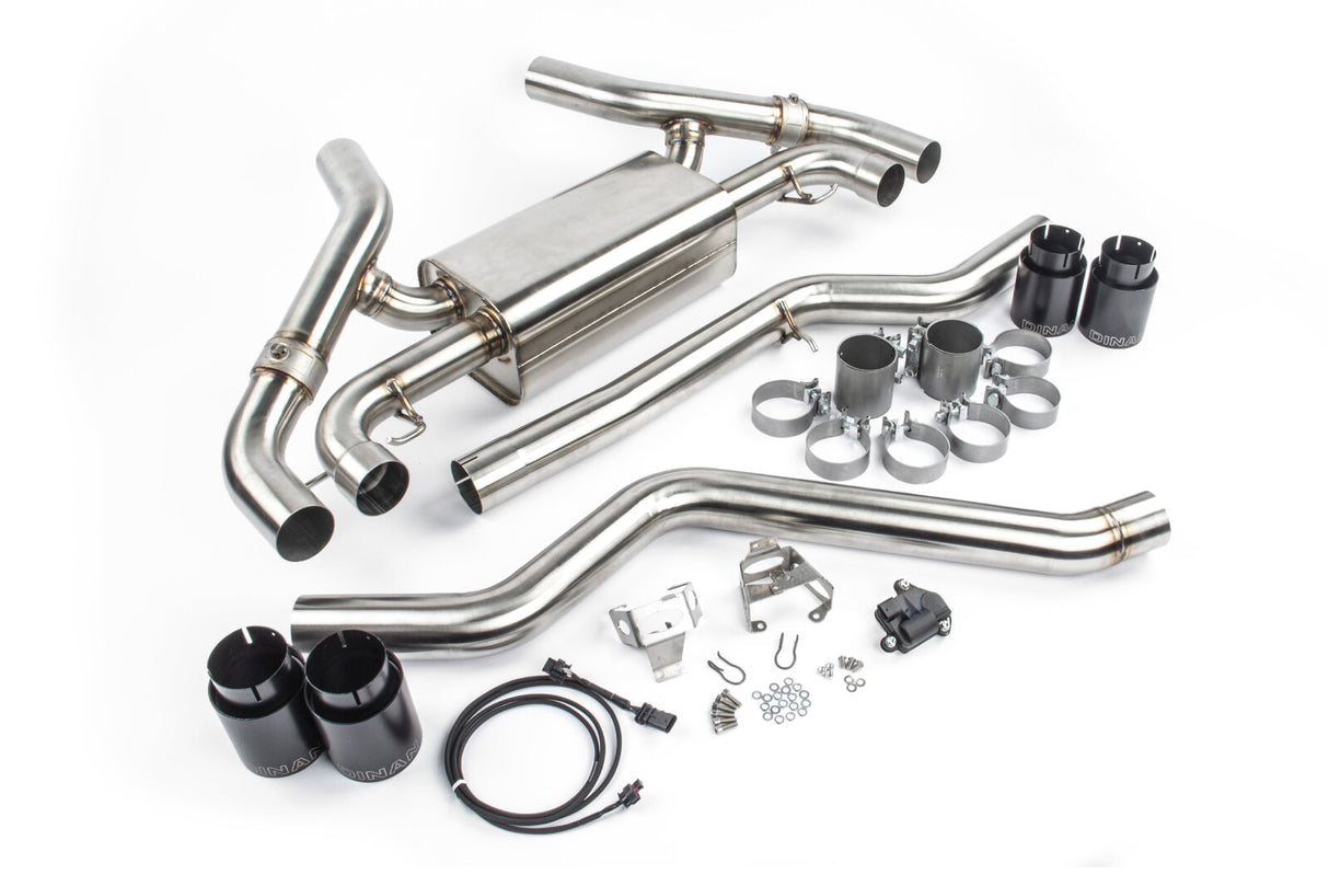 Dinan Free Flow Axle-Back Exhaust Black Tips