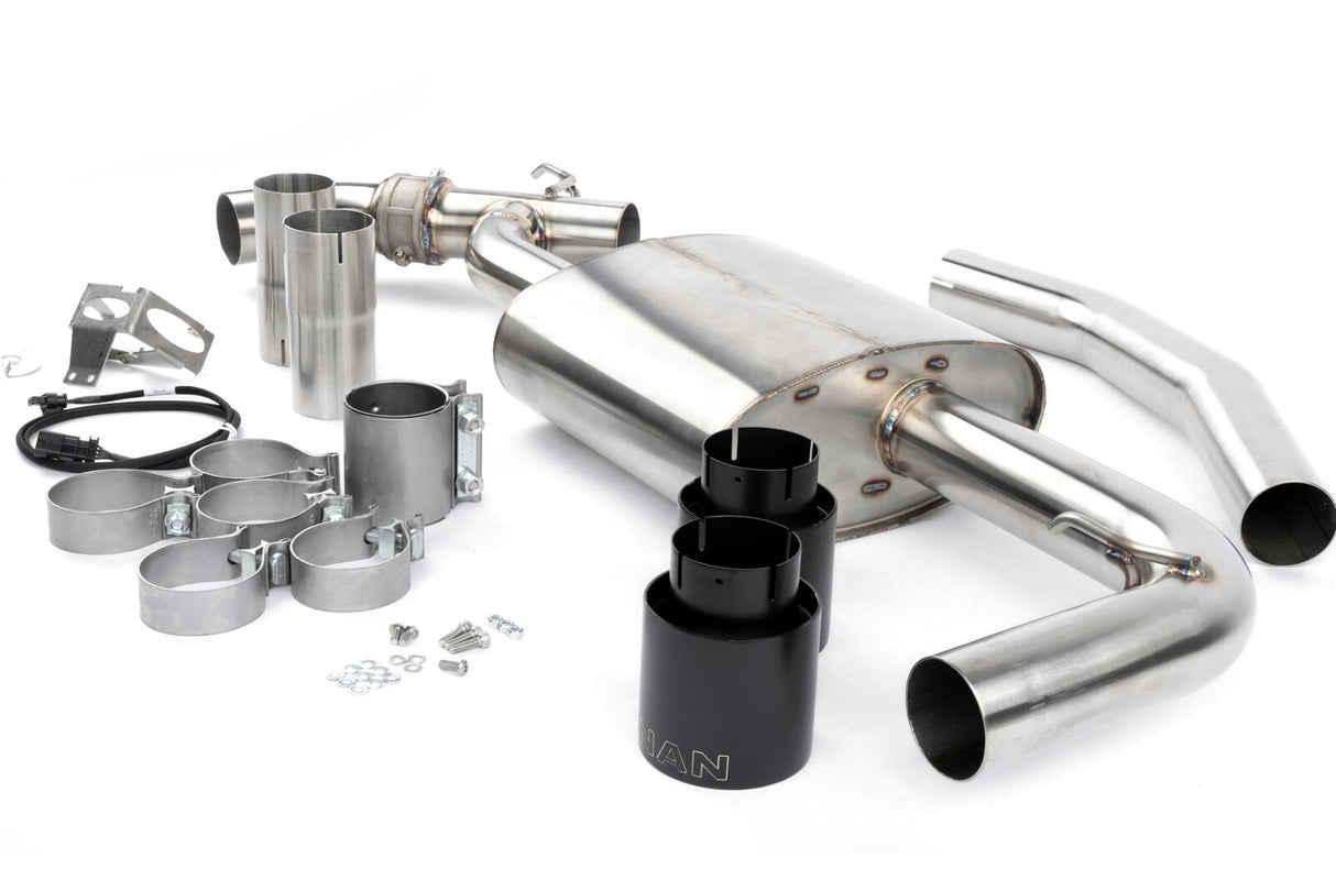 Dinan Valved Axle Back Exhaust Black Tips
