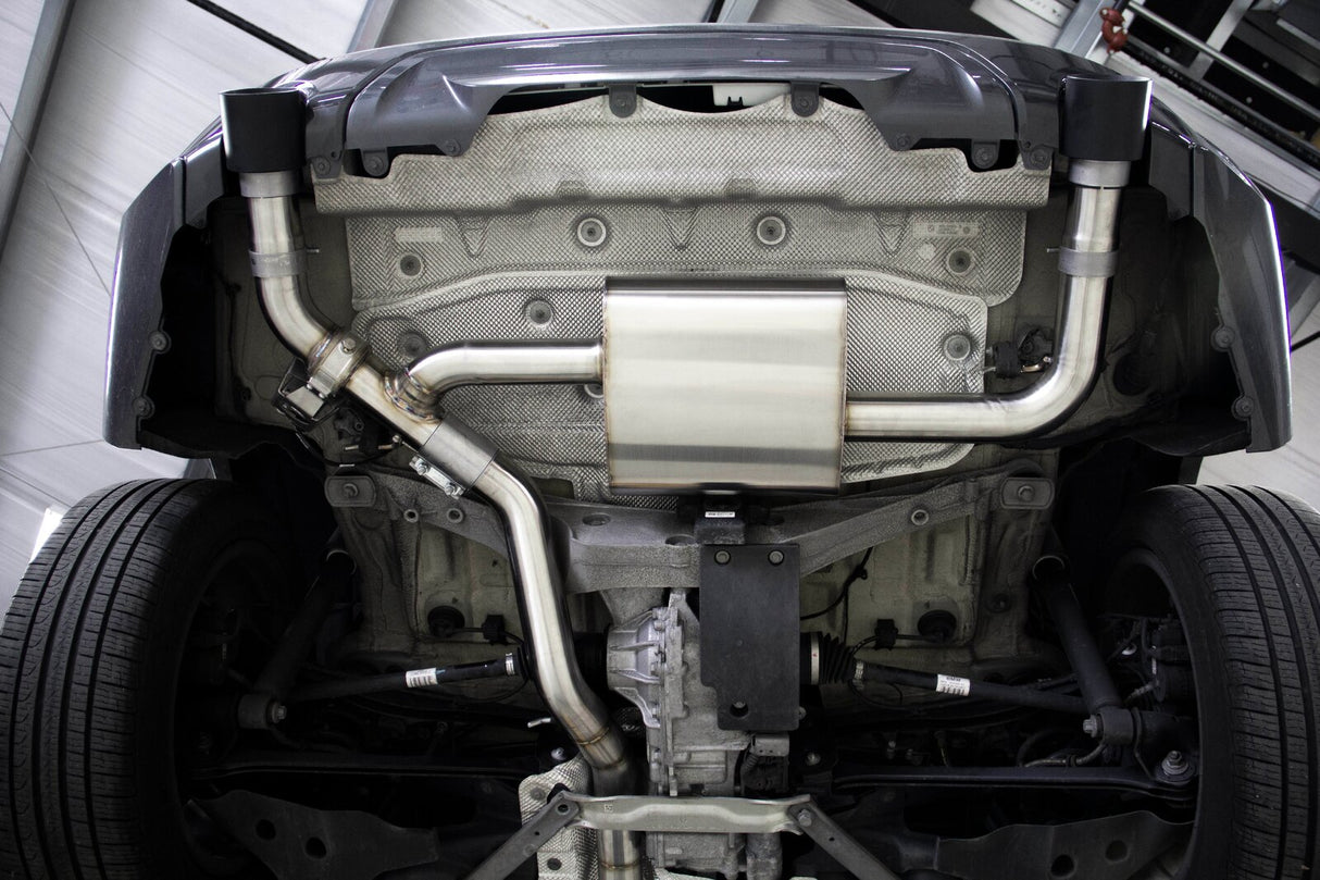 Dinan Valved Axle Back Exhaust Black Tips