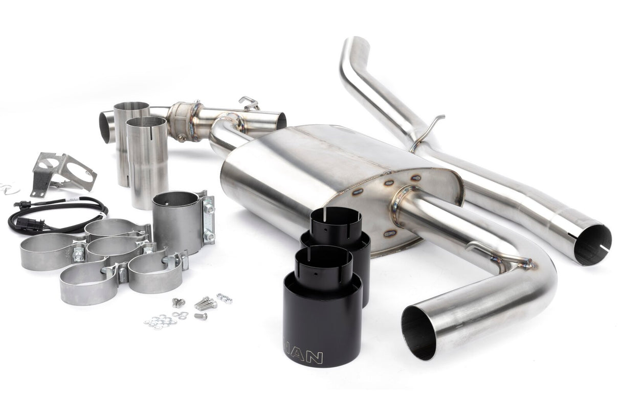 Dinan Valved Axle Back Exhaust Black Tips