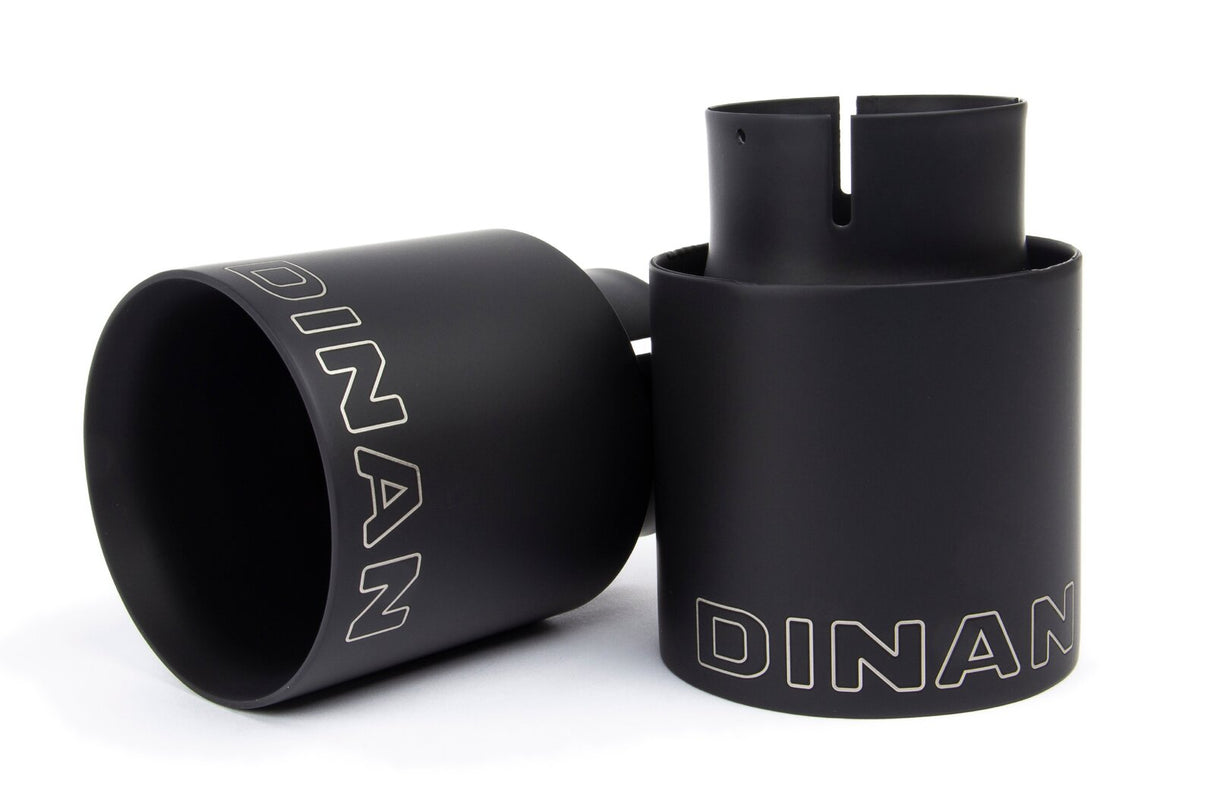 Dinan Valved Axle Back Exhaust Black Tips