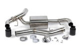 Dinan Valved Axle Back Exhaust Black Tips