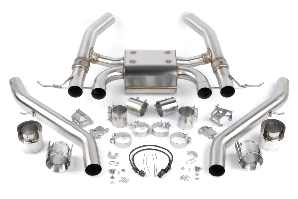 Dinan Valved Axle Back Exhaust D660-0093 | Pro Speed Racing