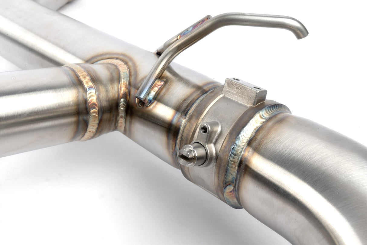 Dinan Valved Cat Back Exhaust Black Tips