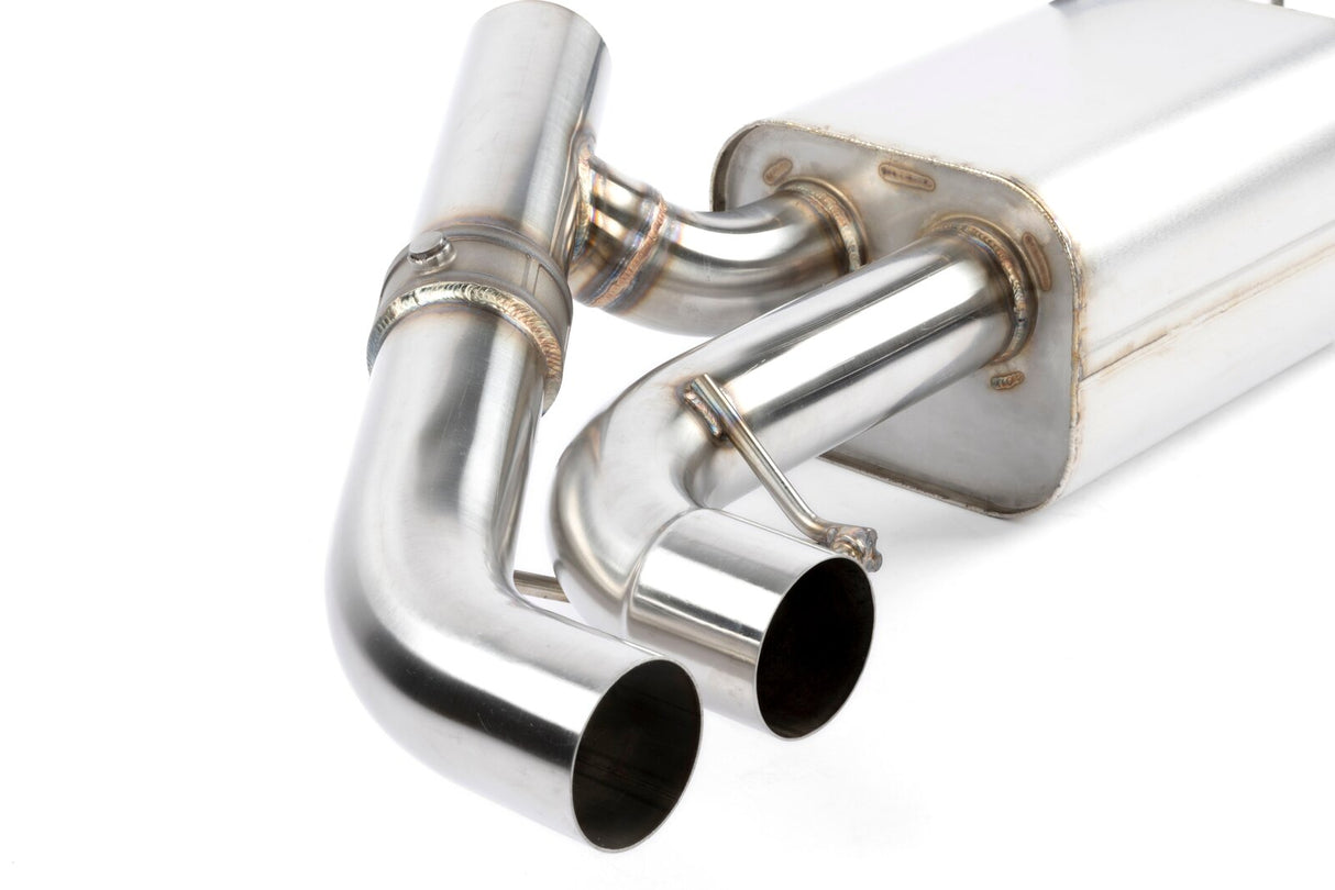 Dinan Valved Cat Back Exhaust Black Tips