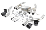 Dinan Valved Cat Back Exhaust Black Tips