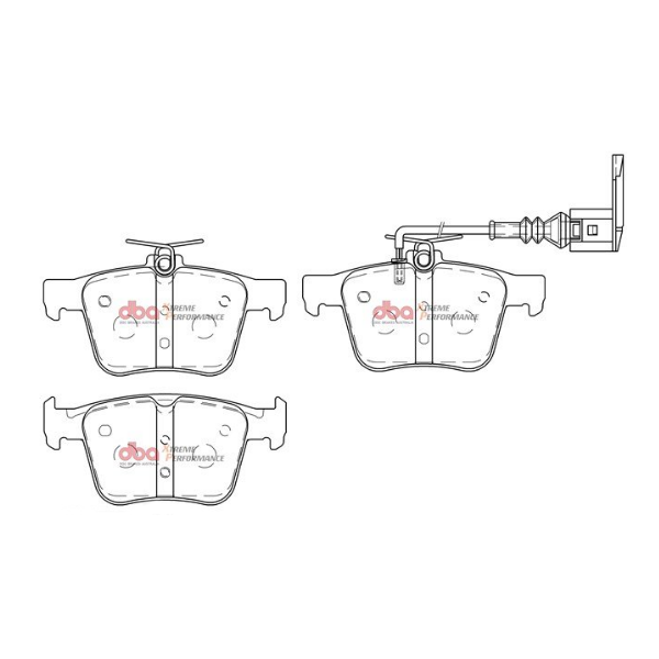 DBA XP Xtreme Performance Rear Brake Pads