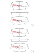 DBA RP Race Performance Rear Brake Pads
