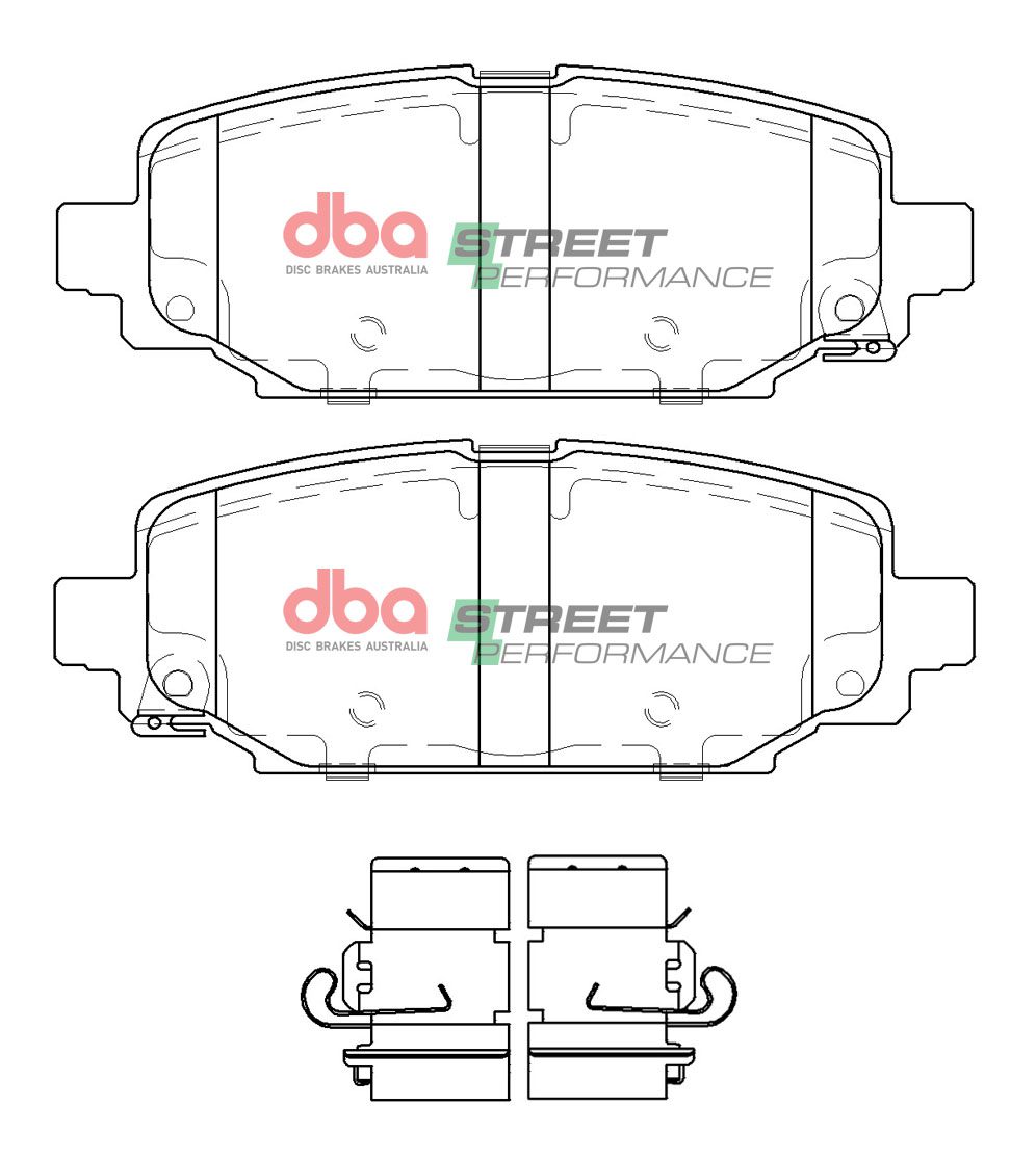 DBA SP Street Performance Rear Brake Pads