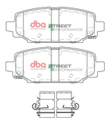 DBA SP Street Performance Rear Brake Pads