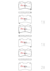 DBA RP Race Performance Brake Pads Front