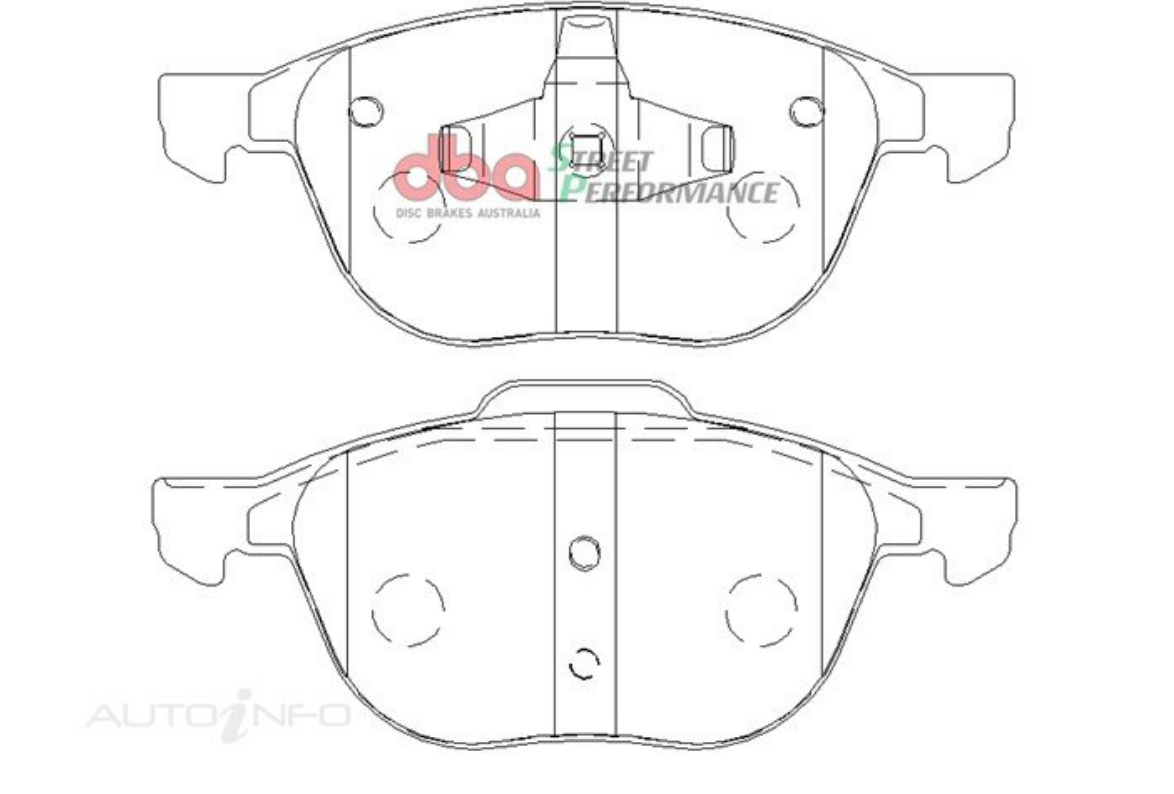 DBA SS Street Series OE Replacement Front Brake Pads
