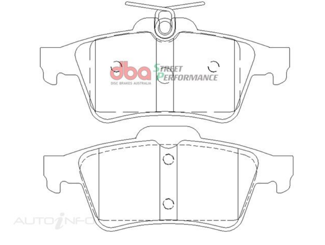 DBA SS Street Series OE Replacement Rear Brake Pads