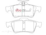 DBA SS Street Series OE Replacement Rear Brake Pads
