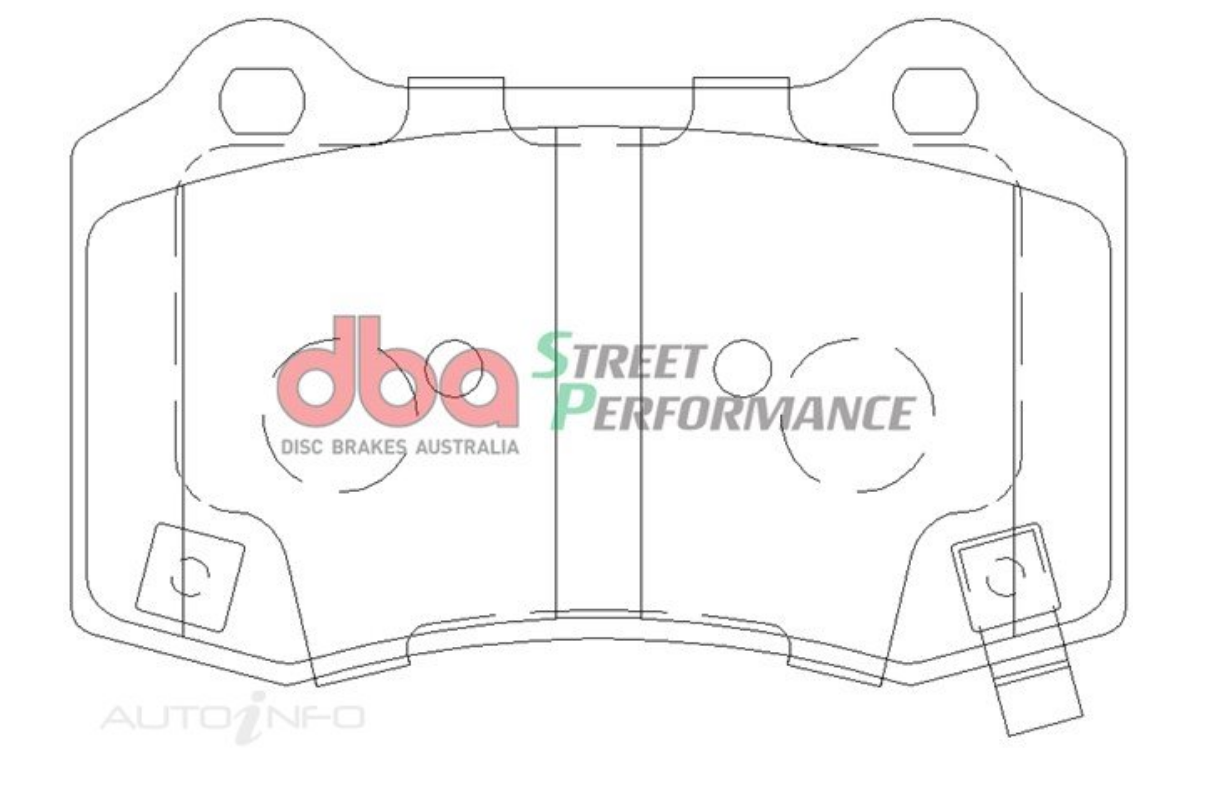 DBA SS Street Series OE Replacement Rear Brake Pads