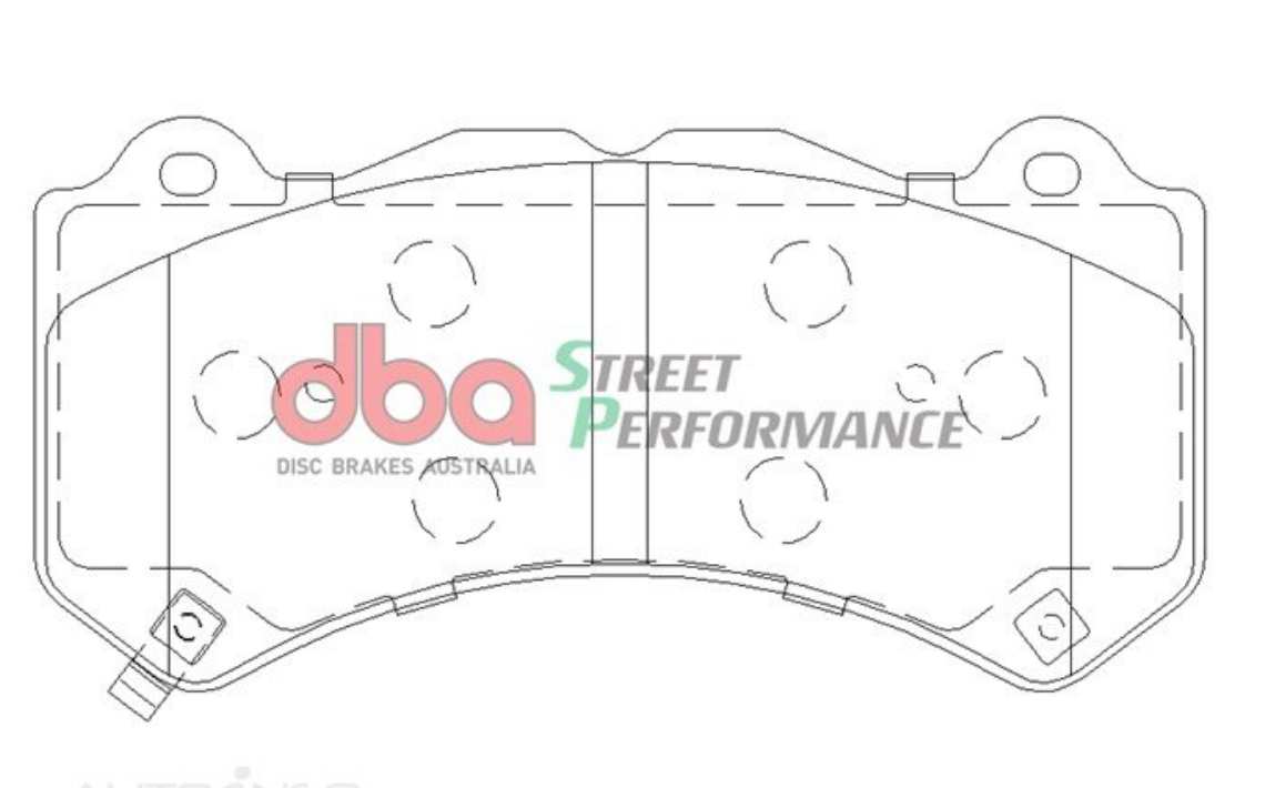 DBA SS Street Series OE Replacement Front Brake Pads