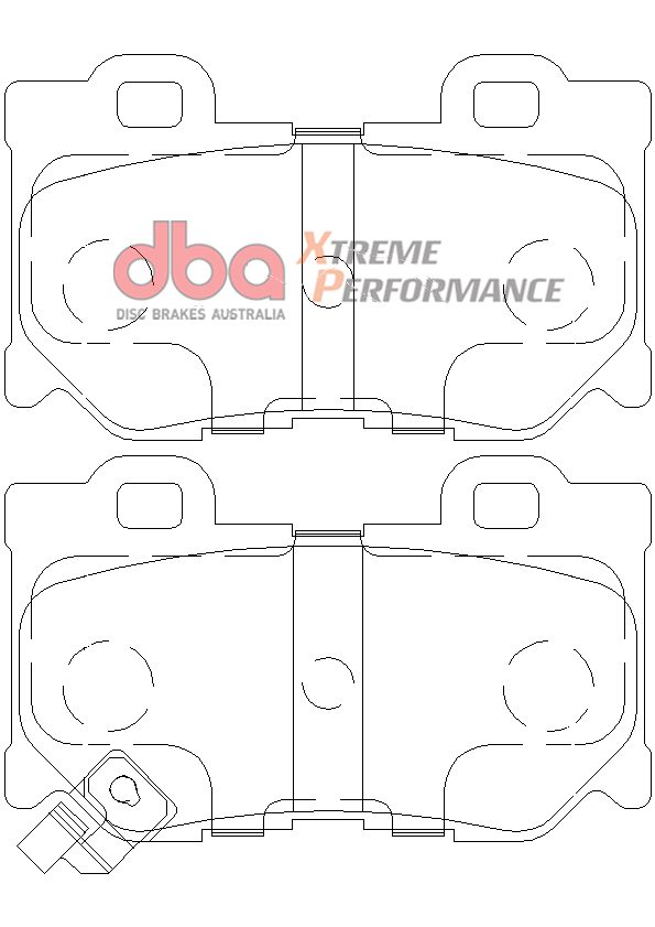 DBA RP Race Performance Rear Brake Pads