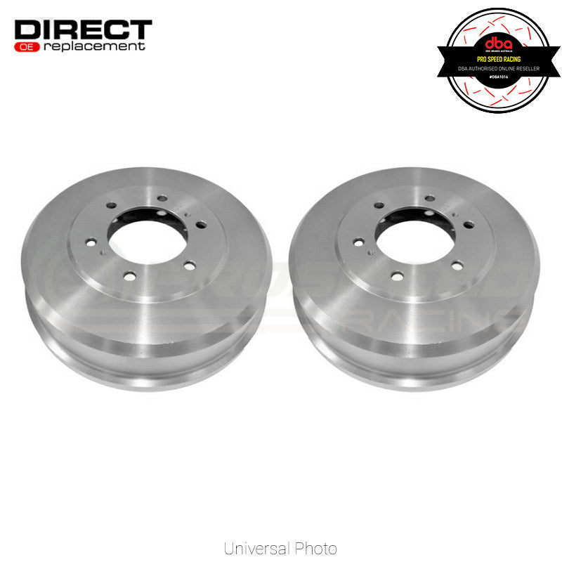 DBA Street Series Brake Drum PAIR - Smart Fortwo 451 1.0L 08-16 (Rear) DBA1959